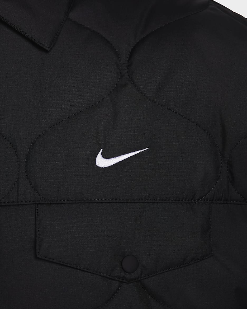 Nike Sportswear Women s Essentials Quilted Trench XL Black